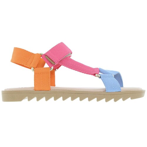 Sandalia Flat Ajuste Velcro para Mujer Moleca