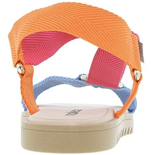 Sandalia Flat Ajuste Velcro para Mujer Moleca