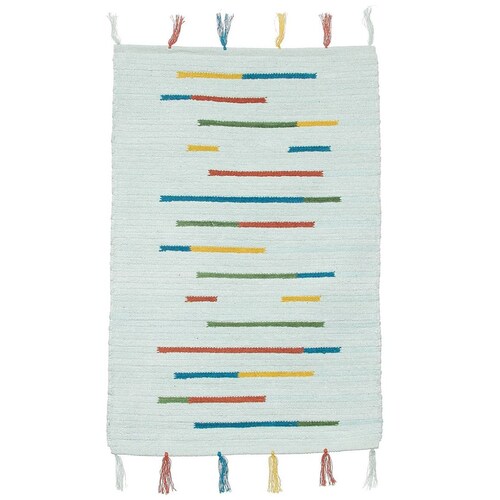 Tapete Artesanal 60X90 Barras Colores Home & Details