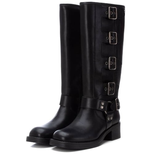 Bota Alta con Hebillas para Mujer Xti