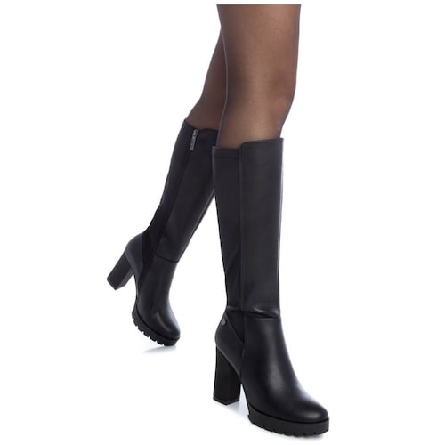 Bota Alta Xti con Cierre Lateral para Mujer