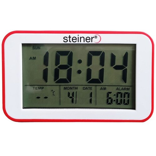 Reloj Despertador Wake Up  Modelo L12002Rd Steiner