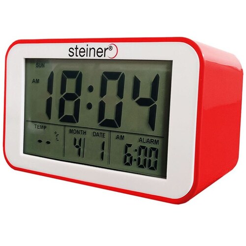 Reloj Despertador Wake Up  Modelo L12002Rd Steiner