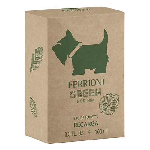 Eau de Toilette Ferrioni Green For Him Refill 100 Ml para Hombre