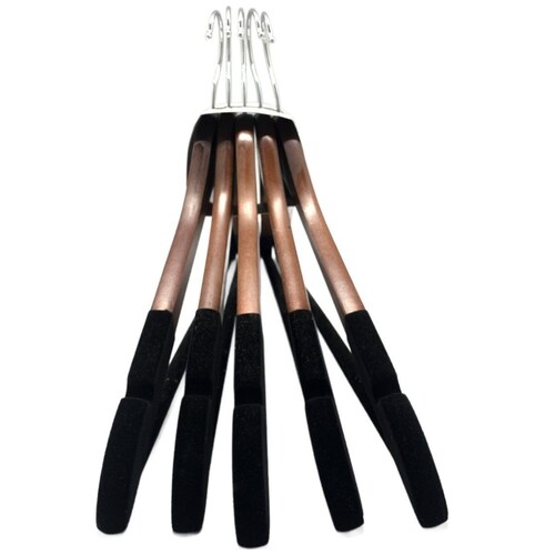 Juego 5 Ganchos Madera con Terciopelo Giratorio Good And Good