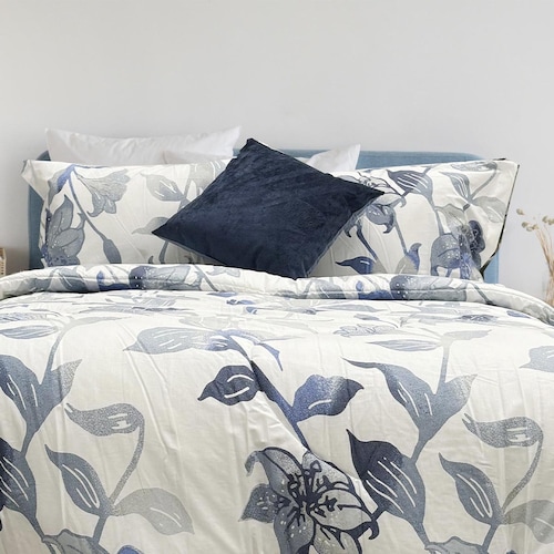 Edredón Matrimonial -Queen Size Spring Wind 100% Algodón Home Nature