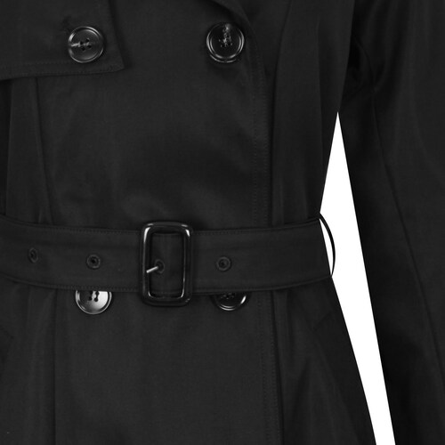 Gabardina Cruzada con Cinturón para Mujer City Femme