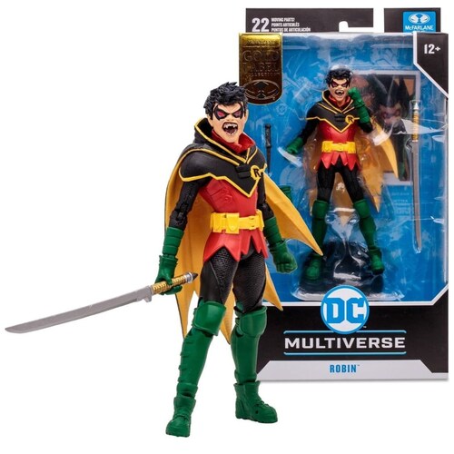 Figura 7" Damian Wayne Robin (Dc Vs Vampiros)(Gold Label)