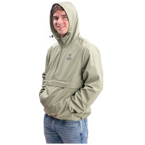 Chamarra Ligera con Capucha para Hombre Nautica Jeans Co