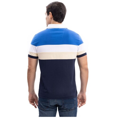 Playera Polo Bloques de Color para Hombre Nautica Jeans Co