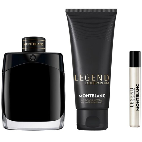 Eau de Parfum Estuche Montblanc Legend  100 Ml + 7.5 Ml + Gel de Baño 100 Ml para Hombre