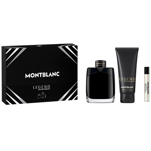 Eau de Parfum Estuche Montblanc Legend  100 Ml + 7.5 Ml + Gel de Baño 100 Ml para Hombre