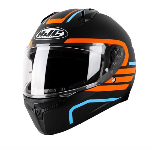 Casco Integral Motociclista Hjc C10 Lito Negro