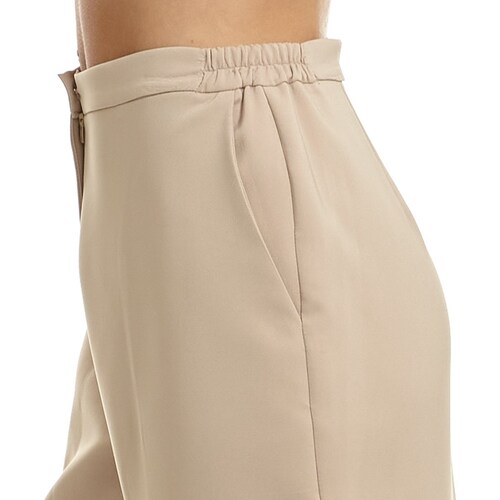 Pantalón con Bolsas Y Resorte en Cintura  para Mujer Talla Extra Ann Miller