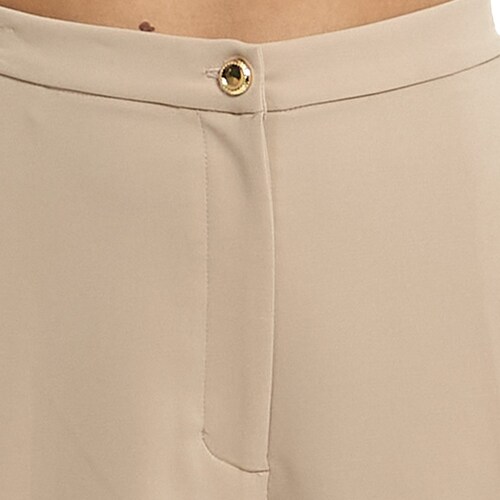 Pantalón con Bolsas Y Resorte en Cintura  para Mujer Talla Extra Ann Miller