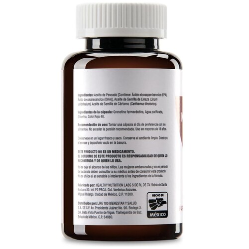 Multiomegas 3 Tipos de Omegas 3,6,9. 60 Softgels Life180