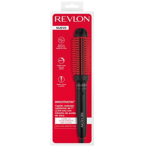 Cepillo Redondo con  Silicone Suave Revlon