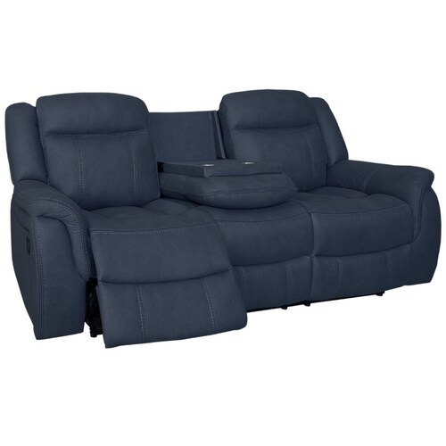 Sofá Reclinable Dover Azul Lottus