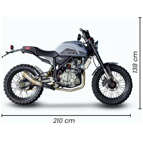Motocicleta Hornet Performance 300Cc Gris 2025