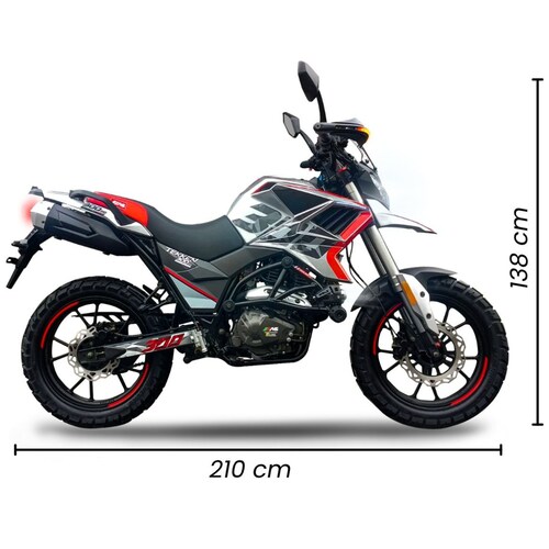 Motocicleta Tekken Performance 300Cc Roja 2025