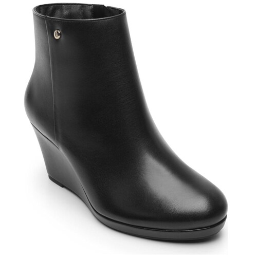 Botín Viana Negro para Mujer Flexi
