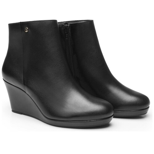 Botín Viana Negro para Mujer Flexi