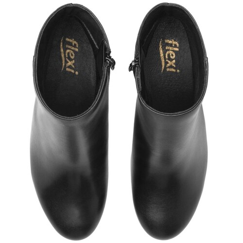Botín Viana Negro para Mujer Flexi