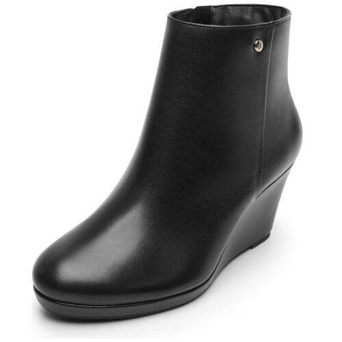 Botín Viana Negro para Mujer Flexi
