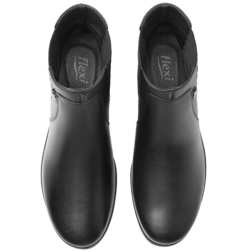 Botín Negro para Mujer Flexi