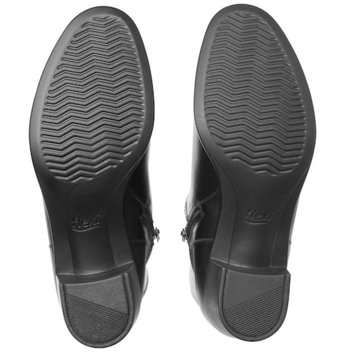 Botín Negro para Mujer Flexi