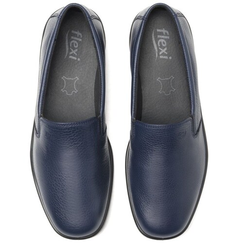 Mocasín Azul para Mujer Flexi