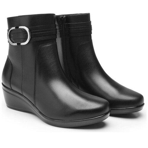 Botín Negro para Mujer Flexi