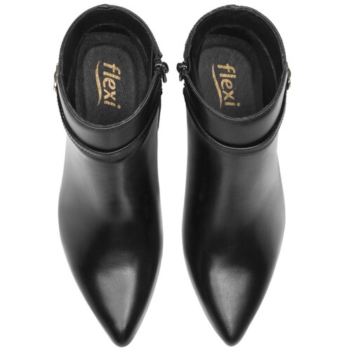Botín Negro para Mujer Flexi