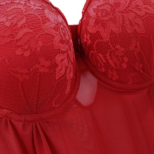 Baby Doll con Forro de Encaje para Mujer Couture para Mujer