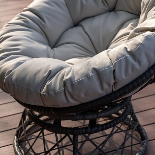 Papasan Metal Giratorio Vintage Home
