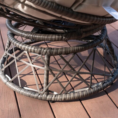 Papasan Metal Giratorio Vintage Home