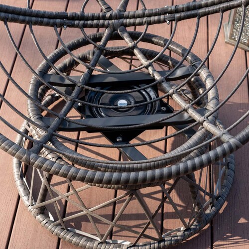 Papasan Metal Giratorio Vintage Home