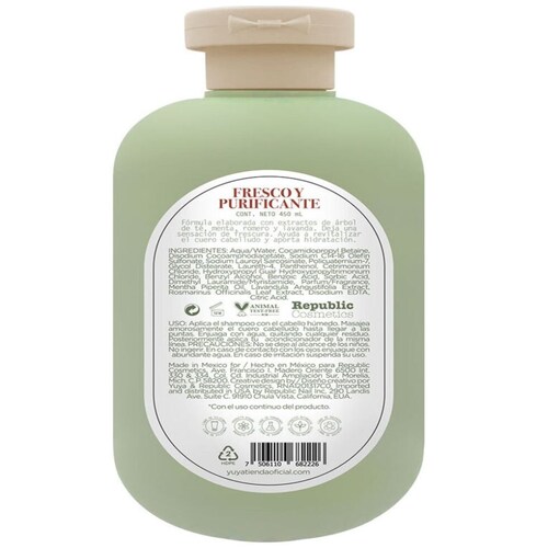 Shampoo Menta Yuya