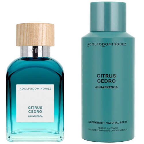 Agua Fresca Adolfo Domínguez Citrus Cedro Set para Hombre