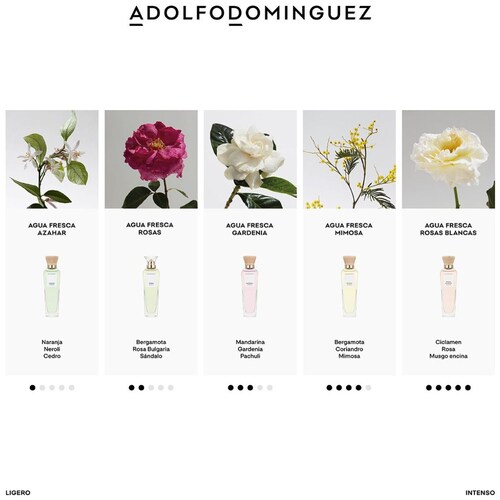Agua Fresca Rosas Blancas Adolfo Domínguez para Mujer