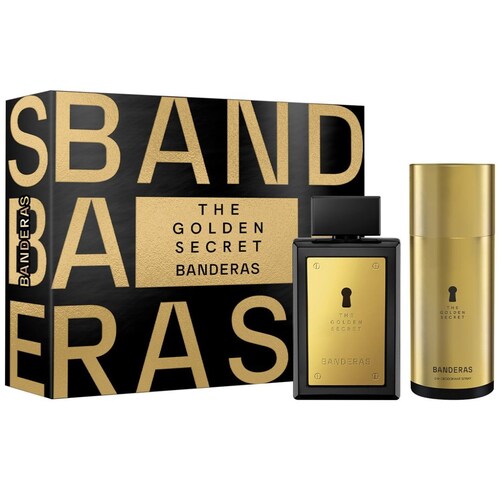 Set Fragancia Antonio Banderas Golden Secret para Hombre