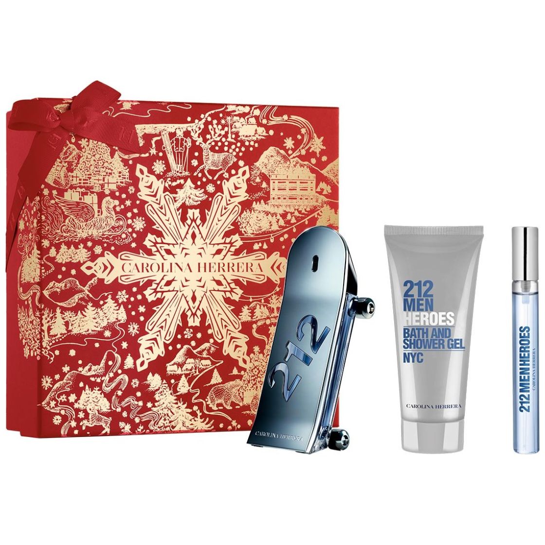 Set Fragancia Carolina Herrera 212 Héroes para Hombre