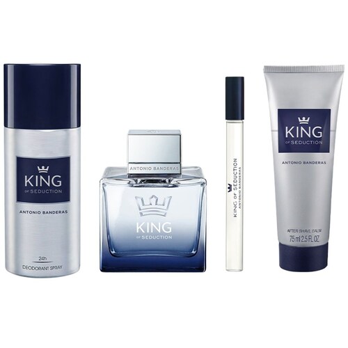 Set Fragancia Antonio Banderas King Of Seduction para Hombre