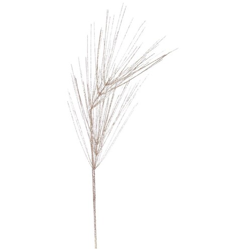 Rama de Pino Gigante con Diamantina Plata 90 Cm  Regency