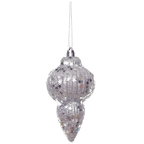 Esfera de Plástico con Beads Y Estrellas 11 Cm  Atlas Global