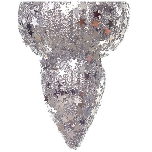 Esfera de Plástico con Beads Y Estrellas 11 Cm  Atlas Global