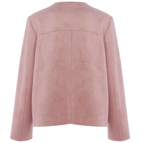 Saco Suede Bolsillos para Mujer Talla Extra Life Styler
