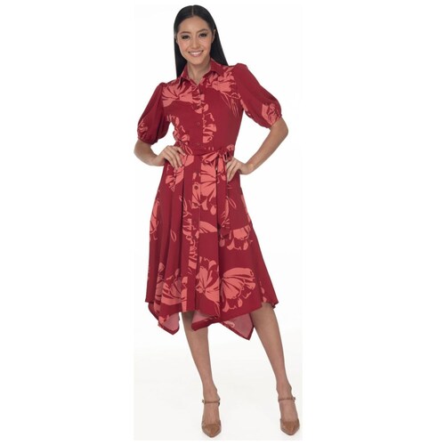 Vestido Estampado Asimétrico