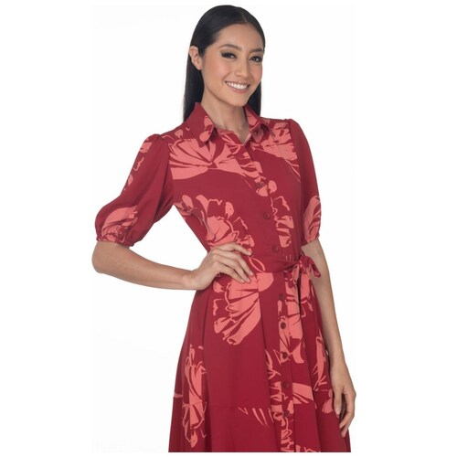 Vestido Estampado Asimétrico