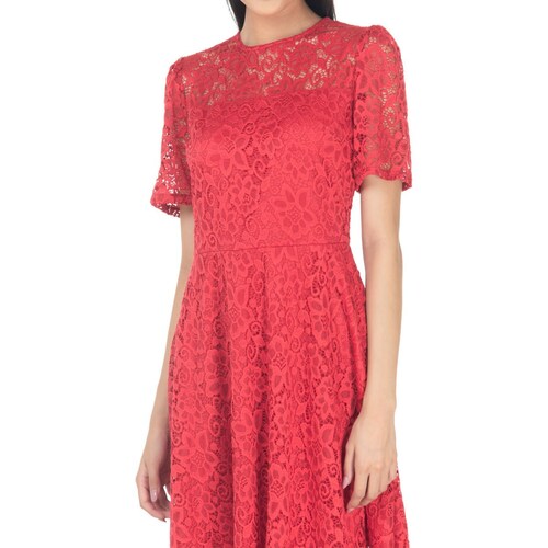 Vestido Midi Encaje Semicircular para Mujer Sarah Bustani